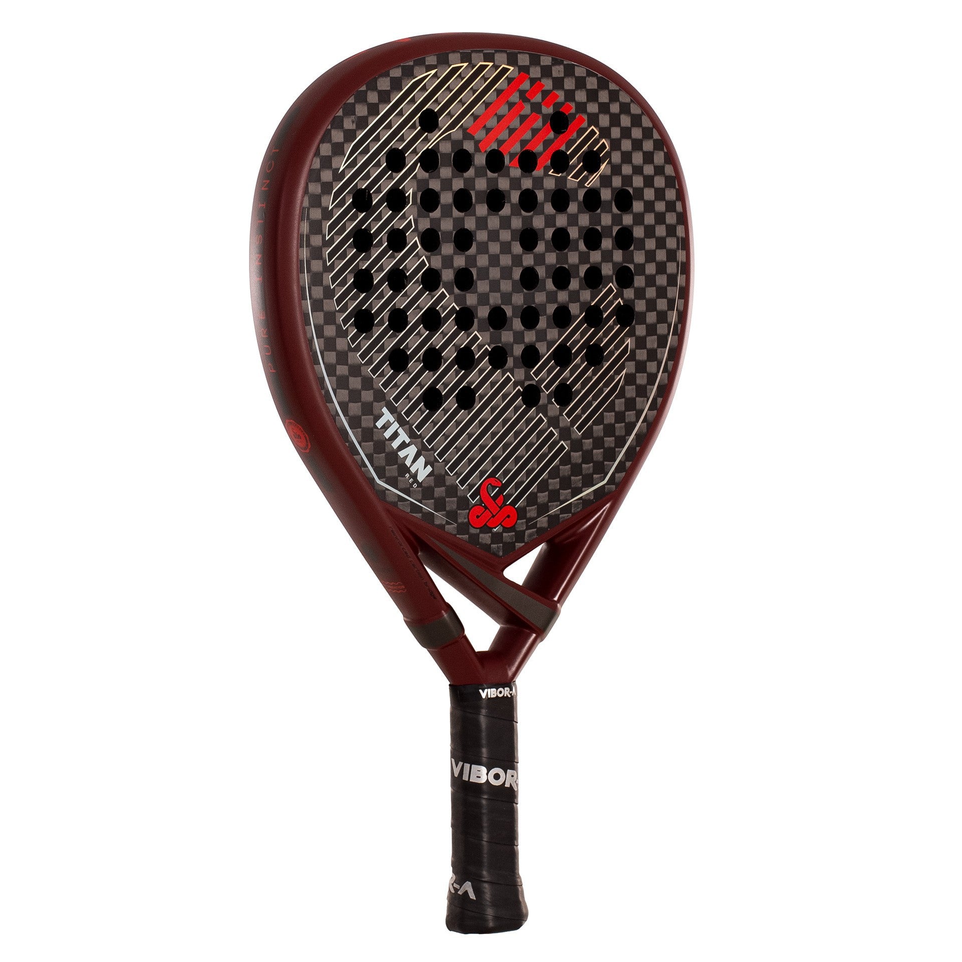 PACK PALA PÁDEL VIBOR-A TITAN 12K RED
