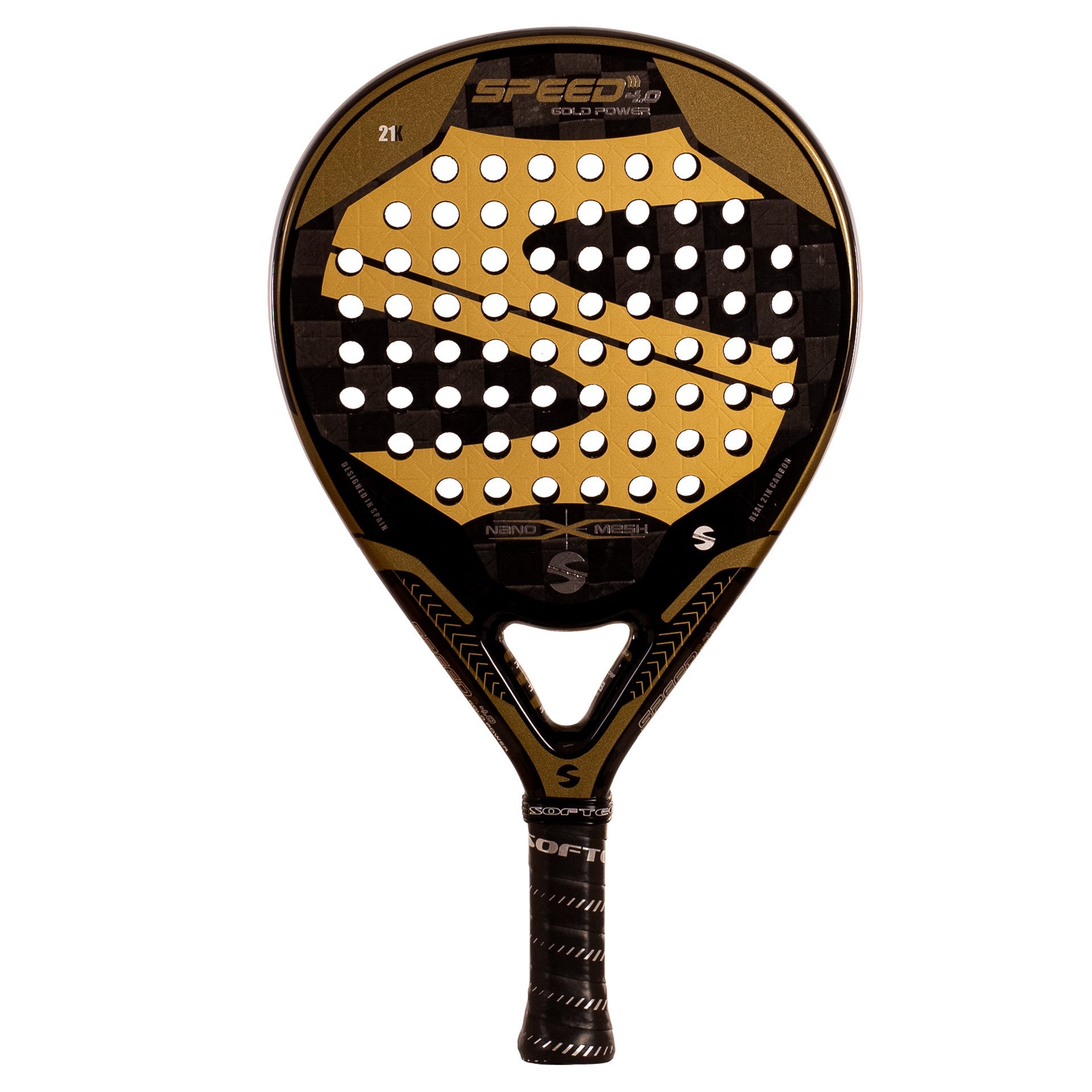 PALA PÁDEL SOFTEE SPEED GOLD POWER 4.0 NANO MESH