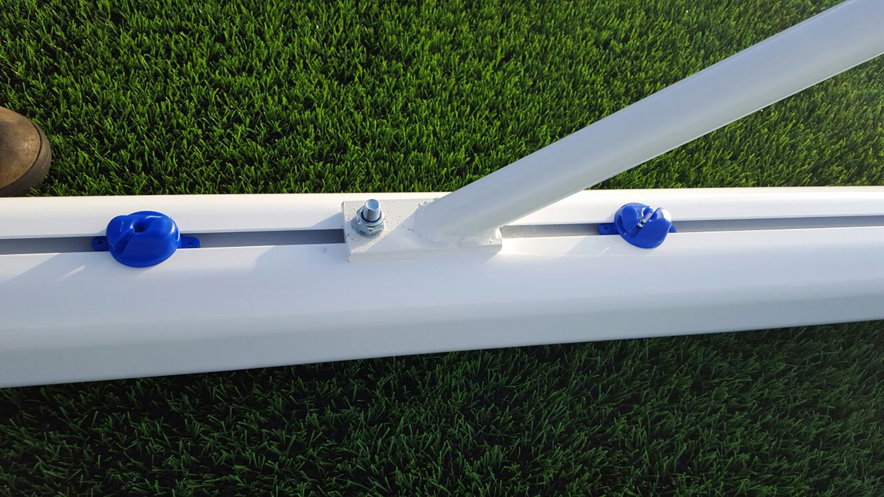 JUEGO PORTERÍAS ALUMINIO FÚTBOL 7 120X100 MM FIJAS