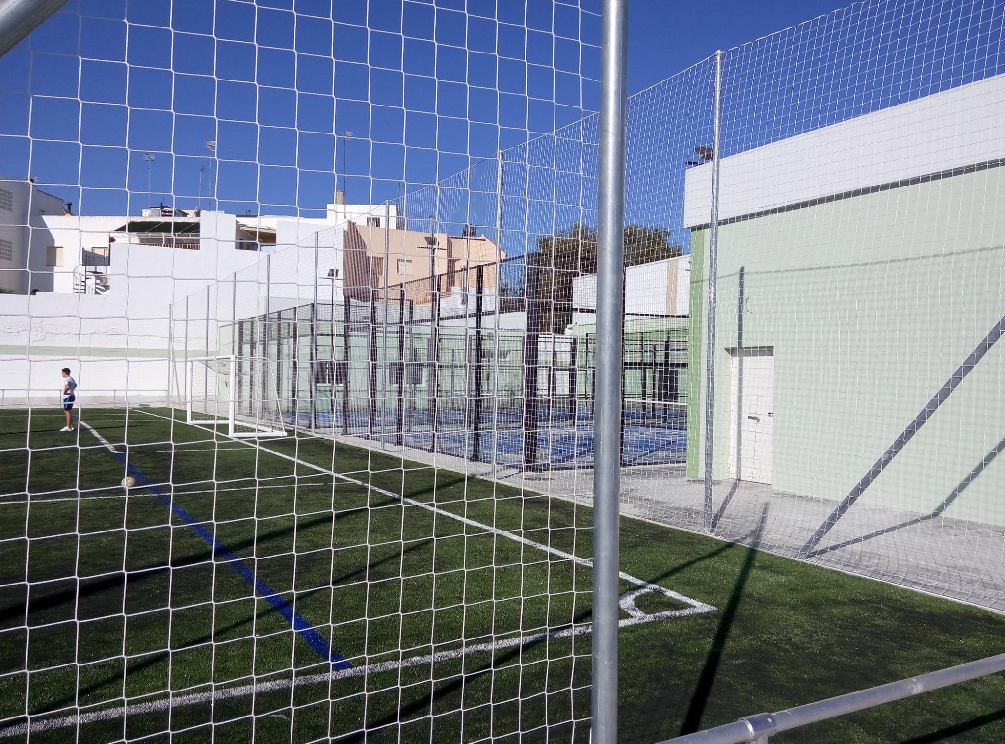 POSTE METÁLICO GALVANIZADO 7M PARA RED PROTECCIÓN SIN BOTES