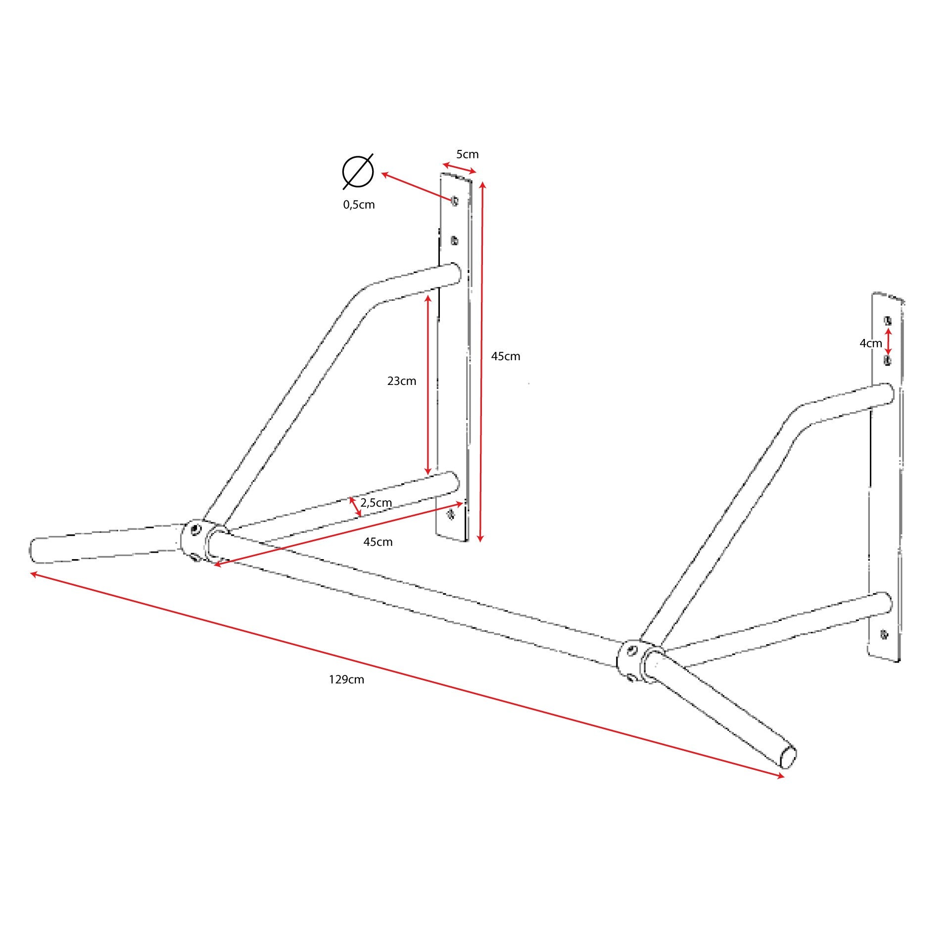 SOPORTE DOMINADAS SOFTEE FINISHER