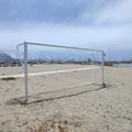 JUEGO PORTERÍAS FÚTBOL-PLAYA ALUMINIO 120X100MM