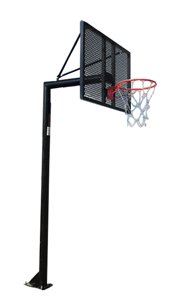 JUEGO DE 2 CANASTAS ANTIVANDALICAS MINIBASKET NEW TUBO 114 MM LACADA -INCLUYE AROS, REDES Y TABLEROS-