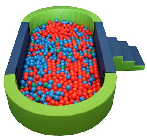 PISCINA OVALADA LLENADO PELOTAS, 300X150X40CM ALTO X 15CM ANCHO