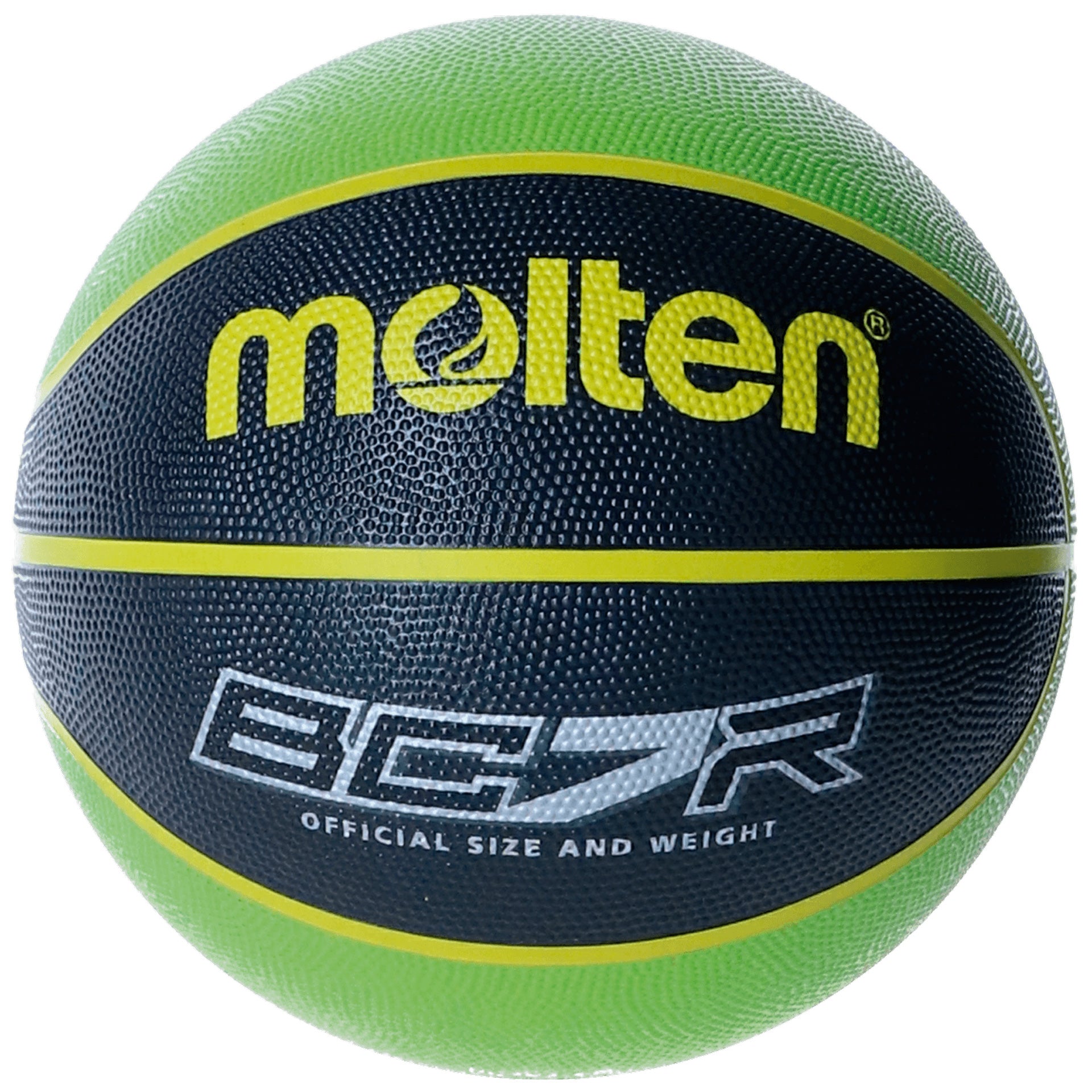 BALÓN MOLTEN BALONCESTO BCR2 TALLA 7 VERDE/NEGRO