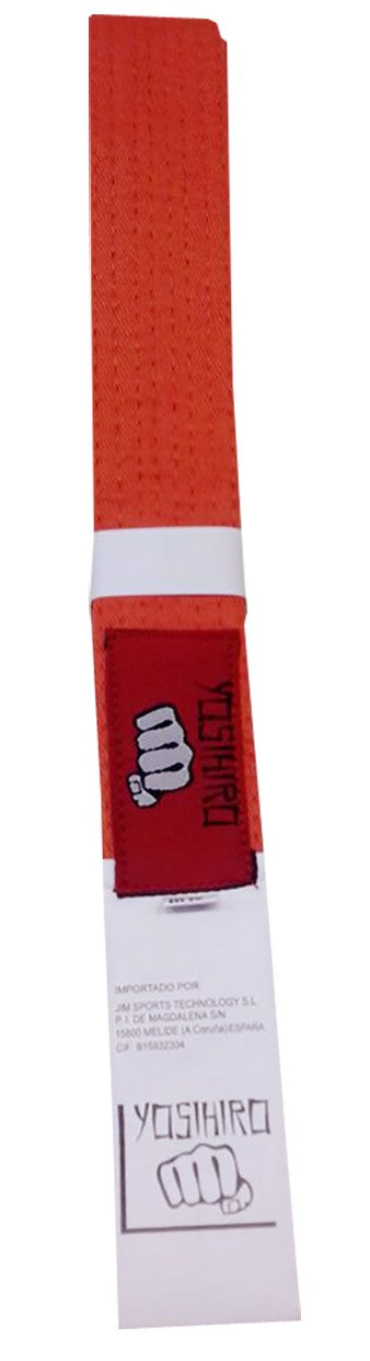 CINTURON KARATE/JUDO YOSIHIRO 100% ALGODON