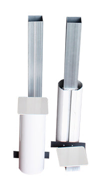 JUEGO POSTES VOLEIBOL FIJOS ALUMINIO Ø 90MM