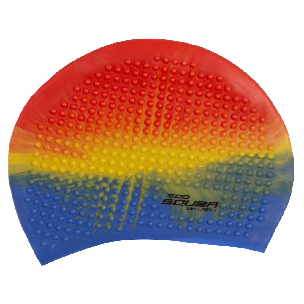 GORRO NATACIÓN SILICONA SQUBA BUBBLE MULTICOLOR