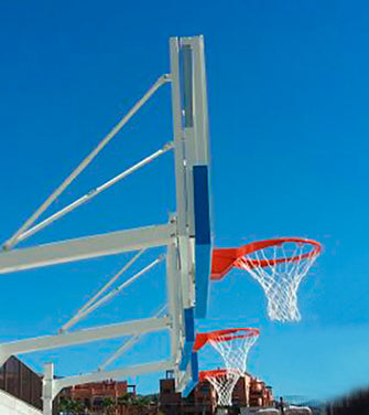 JUEGO DE 2 REDES BALONCESTO 3,5MM USO EXCLUSIVO INTERIOR BASIC