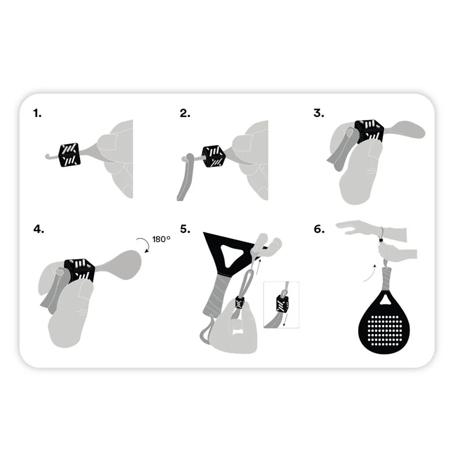 CIERRE DE CORDÓN CONSTRICTOR PARA PALAS DE PÁDEL