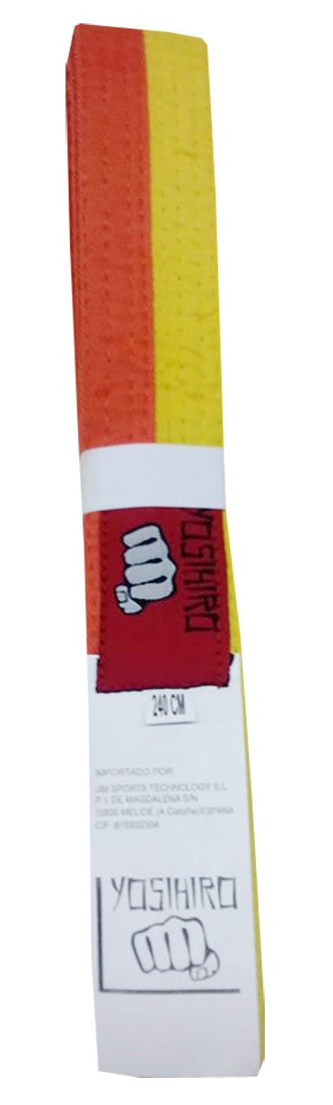 CINTURON KARATE/JUDO YOSIHIRO 100% ALGODON
