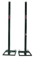 JUEGO POSTES VOLEIBOL METÁLICOS CUADRADOS 80X80MM TRASLADABLES