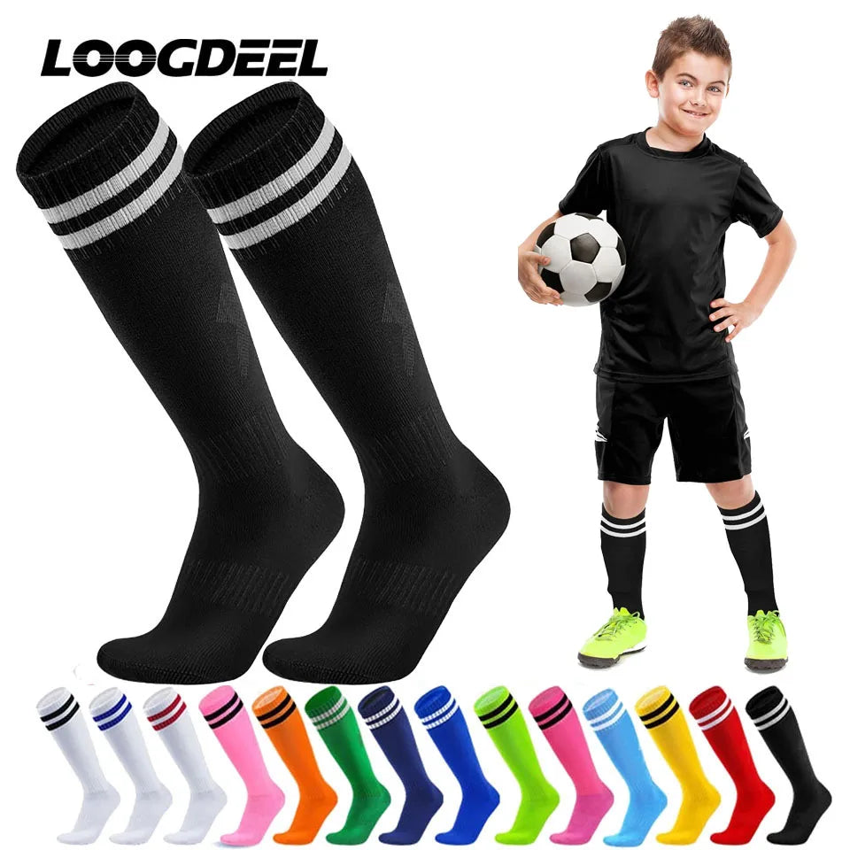 Medias de fútbol adulto y niño - Loogdeel