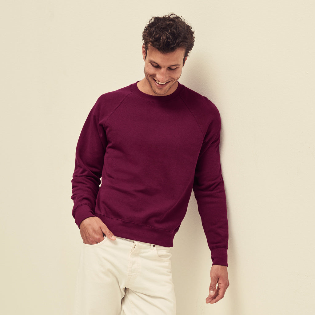 SUDADERA FRUIT OF THE LOOM CLASSIC RAGLAN ADULTO