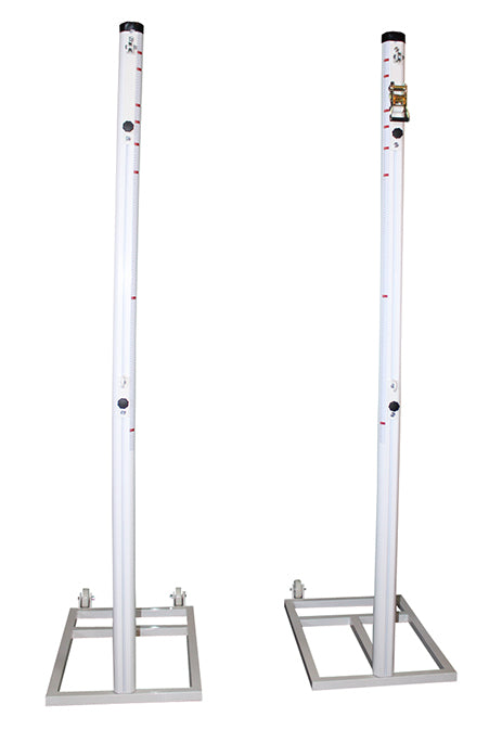 JUEGO POSTES MULTIALTURAS ALUMINIO TUBO DE 90MM TRASLADABLES