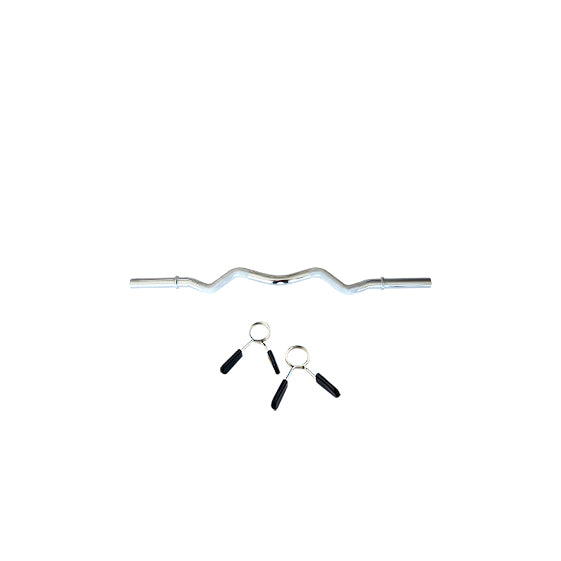 BARRA Z BÍCEPS CON FIJACIONES MUELLE