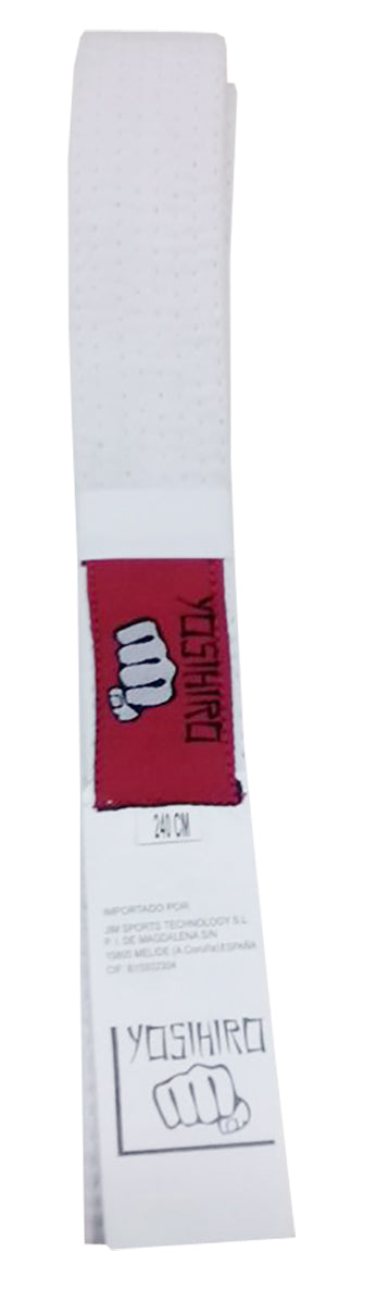 CINTURON KARATE/JUDO YOSIHIRO 100% ALGODON