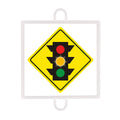 PANEL DE SEÑALIZACIÓN TRÁFICO DE ADVERTENCIA Nº 2 (SEMÁFORO AMBAR)